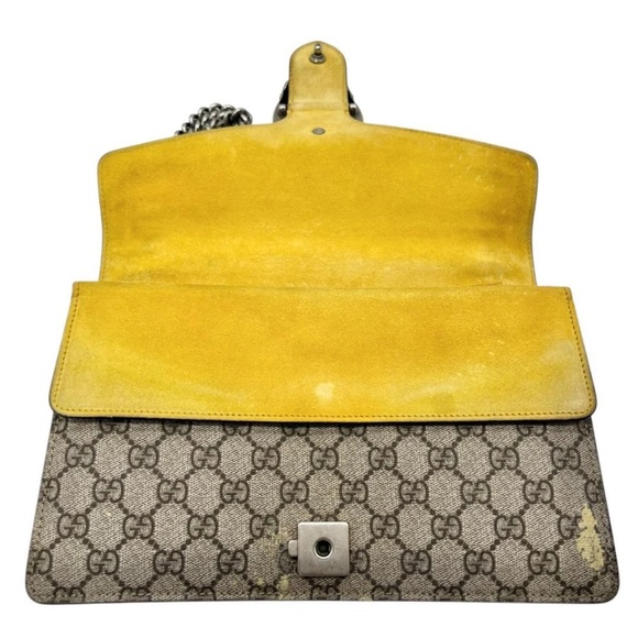 Gucci Beige and Yellow Shoulder Bag - Picture 8 of 16